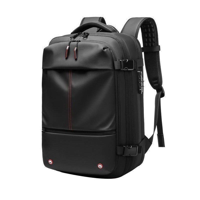 Vacuum Compression Travel Backpack with Dry Wet Separation